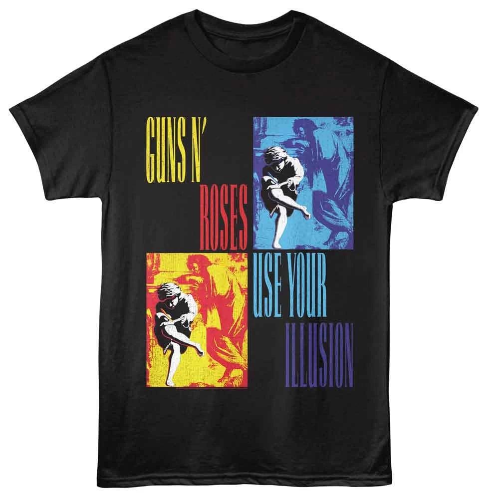 Guns N Roses Use Your Illusion Black Music Shirt 100
