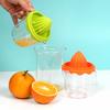 Manual Juicer Food Grade Detachable with Handle Compact Size Smooth Edge Making Juice 2 Colors Sturdy Manual