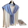 Women Plaid Large Square Scarf Summer Sun Protection Travel Outdoor Shawl