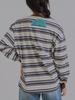 SORRY, TOO MUCH LOVE Angel Stripe T-Shirt_Brown