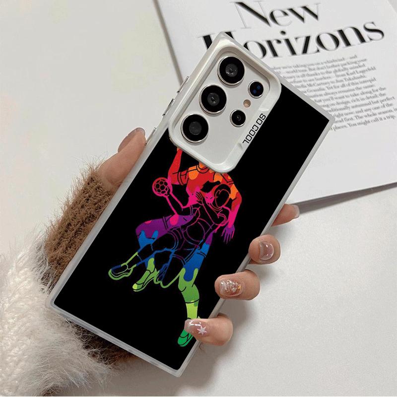 

Handball Sport Soft Phone Case for Samsung Galaxy S24 S25 FE S26 Edge S23 Ultra S22 Plus S21 + Shockproof Cover Back Shell Samsung S22