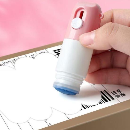 2-in-1 Thermal Paper Privacy Wipe Box Cutter Thermal Paper Eraser