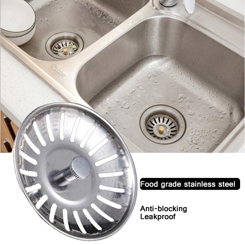 Stainless Steel Kitchen Sink Hair Filter Screen Home Sewer Floor Drain Strainer