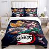 Cartoon De-Demon-Slayer All Season Duvet Cover Comforter Bedding Sets Soft Quilt Cover and Pillowcases Single/Double/Queen/King
