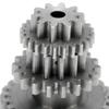 Steel Gearbox Gear Transmission Box Gear Replacement Parts for WPL D12 1/10 RC Trucks