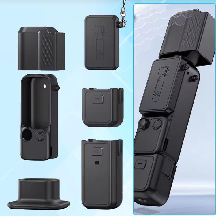 Accessories Set for DJI OSMO Pocket 4, Screen Protector & Lens Protective Case & Storage Bag & ND Filter & Selfie Stick Tripod
