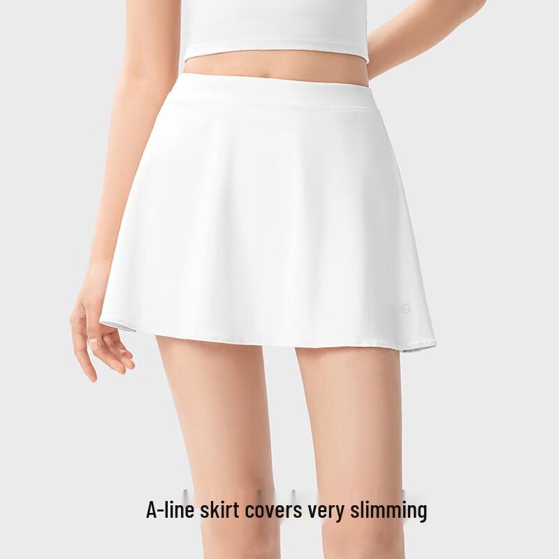 

Anti-Exposure A-Line High-Waist Sports Skirt XL