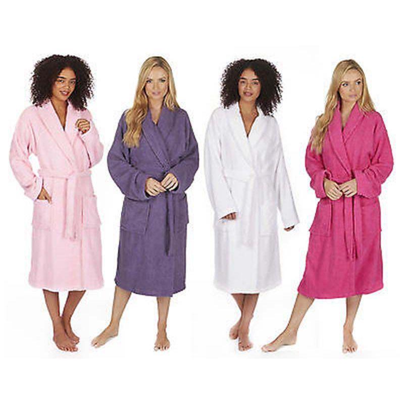 Luxurious Coral Fleece Warm Bathrobe For Men And Women Flannel Winter Kimono