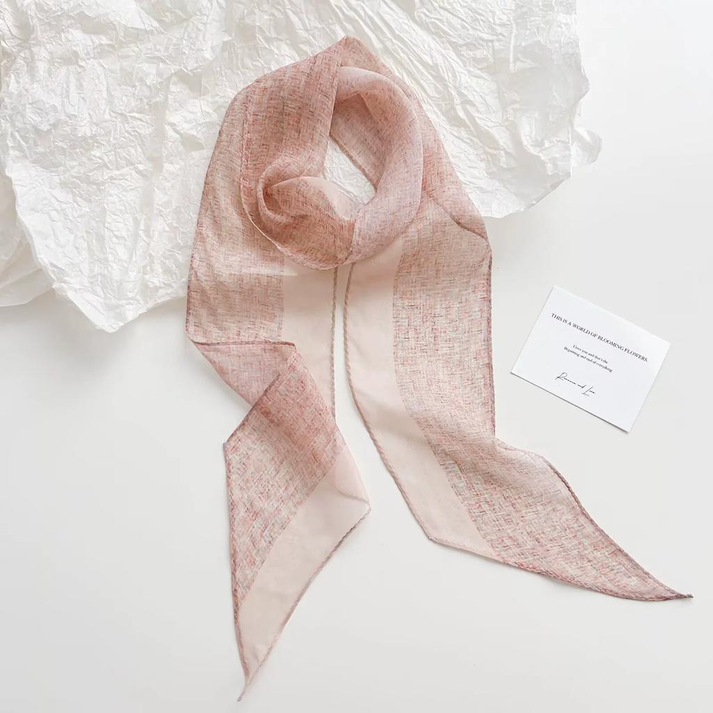 100% nature Silk Scarf Fashion Women Scarves Shawl Hijab Bandana Kerchief Pashmina Neckerchief Foulard Female Echarpe  10*150cm