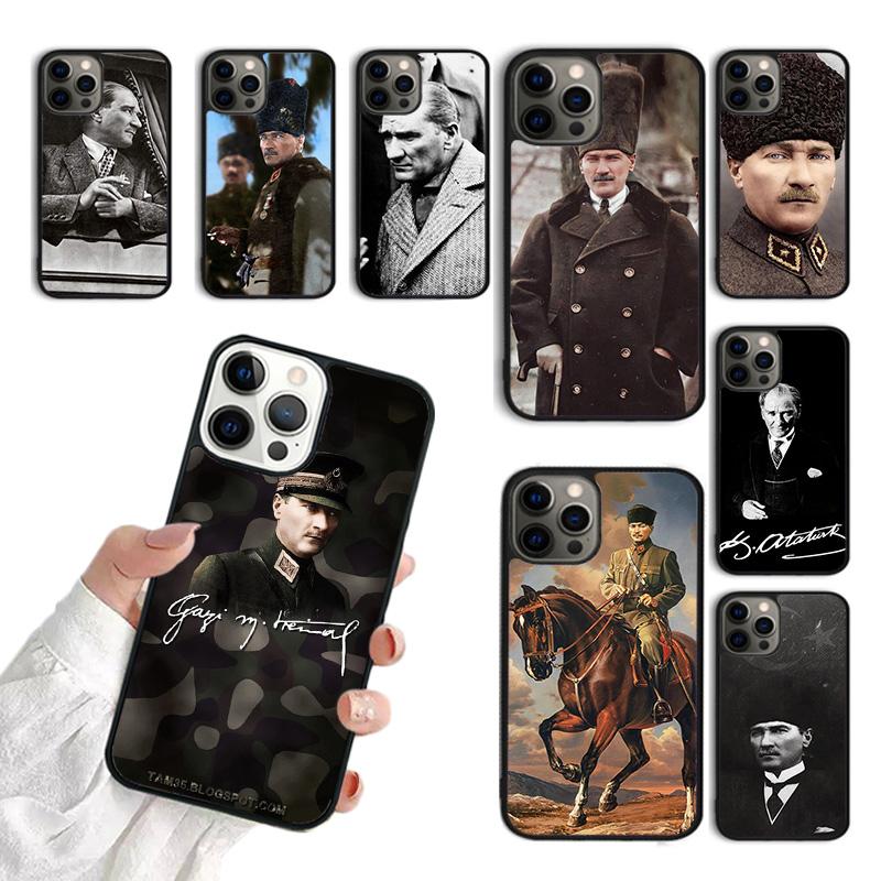 Mustafa Kemal Ataturk Phone Case For iPhone 17 Air 15 16 11 12 13 14 Pro Max Cover For iPhone 17 Air Max Plus Fundas
