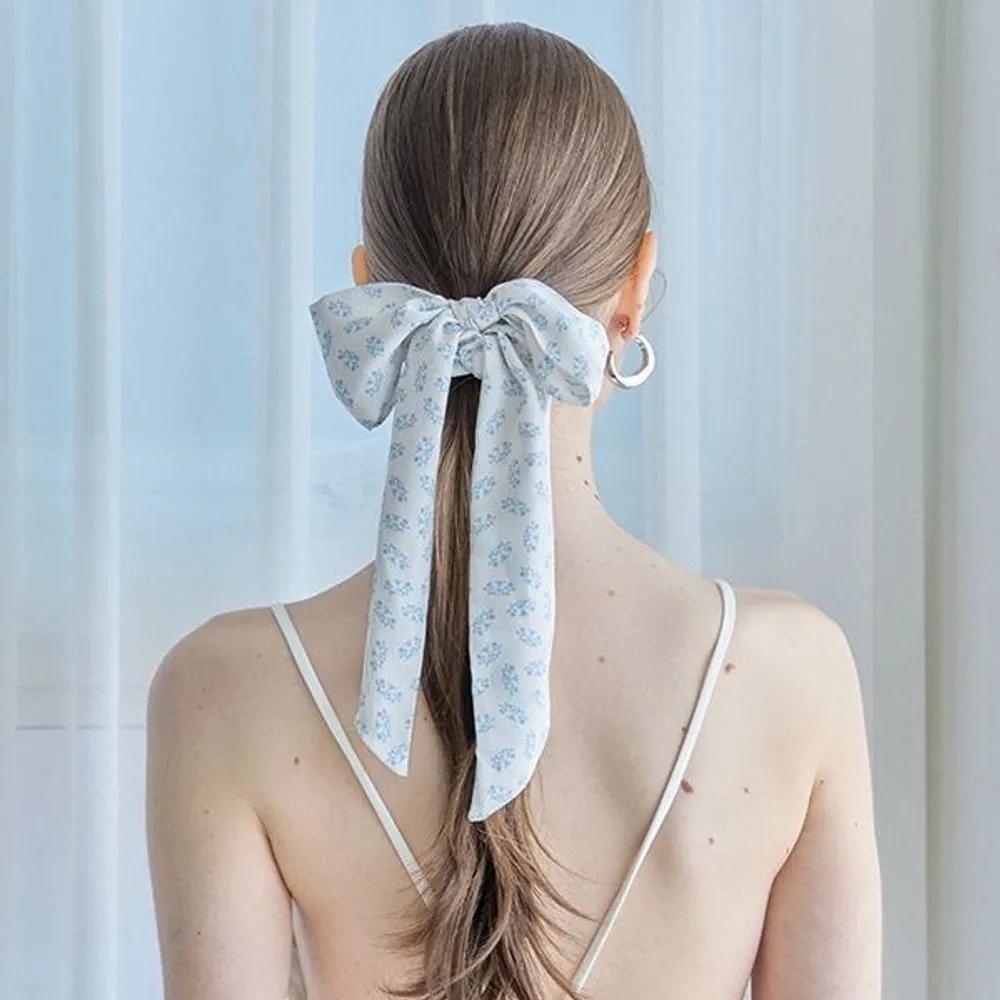Logo Play Ribbon Scrunchie JP-23-299S ivory