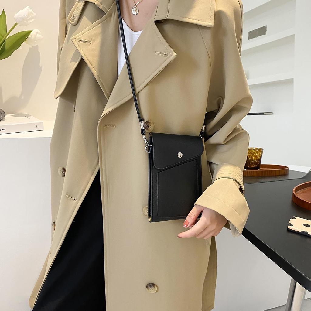 SURCHAR Smartphone Niedliche Umhängetasche Handy Schulter Mini Smartphone Kleinteil Schwarz Damenbeutel, Beutel, Beutel, Tasche, Tasche, Tasche, Halter,