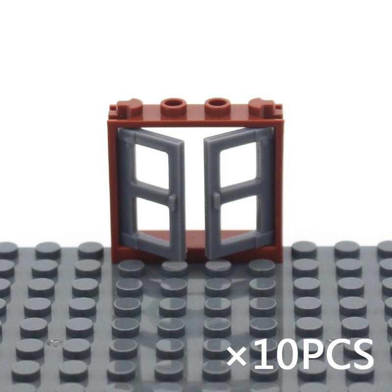 

Non-Toxic Moc Bricks Landscape Architecture Doors And Windows Diy Intelligence Block Compatible With All Brands Assembles Particles