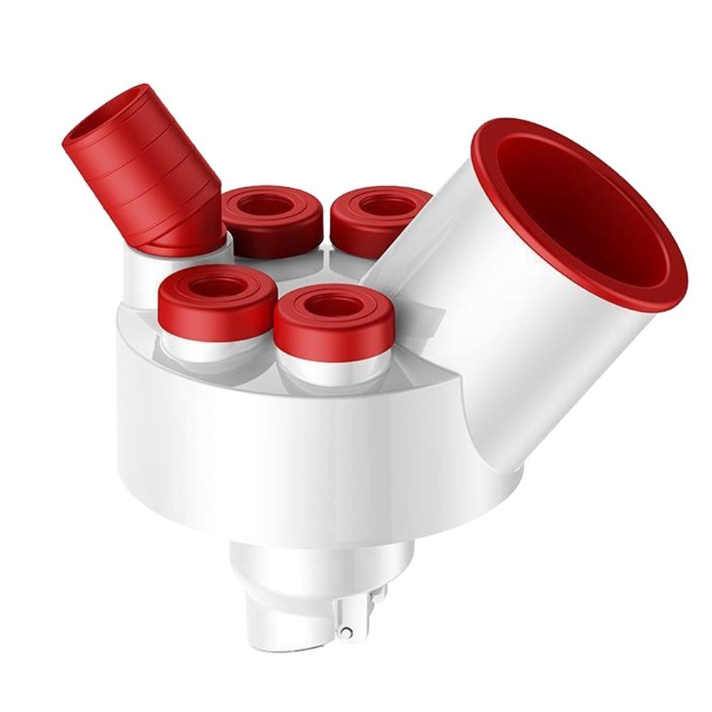 

Кухонная раковина с защитой от запаха, канализационный отвод шесть-в-одном, универсальный соединитель для водопроводных труб красный