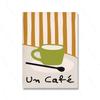 Farbiges Food Art Zitat Poster Kaffee und Gebäck Club Leinwand Wandbilder Dinnerparty Küchenbilder für Wohnzimmer Café Heimdekoration