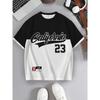 Men'S Casual Sports T-Shirt with a Print Design Featuring The Number 31