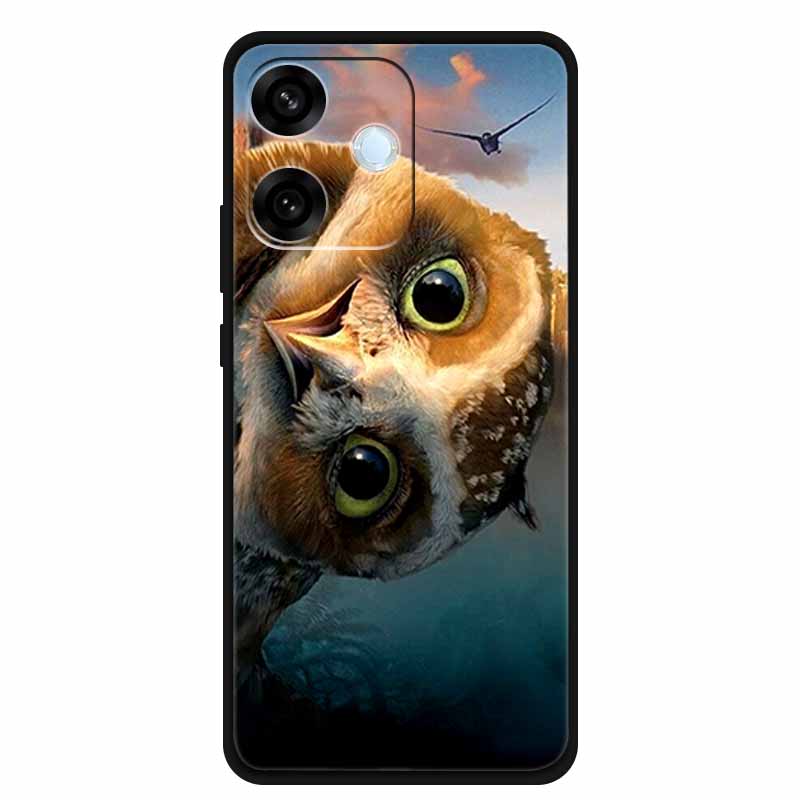 For Oppo A5 Pro 4G 5G Case 6.67" Soft TPU Silicone Funda Cut Cat Flower Painted Back Cover for Oppo A5 Pro 5G Global Shell Coque
