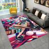 Japan Music Cartoon Characters Miku Carpet Rug for Home Living Room Bedroom Sofa Doormat Decor,kids Area Rug Non-slip Floor Mat
