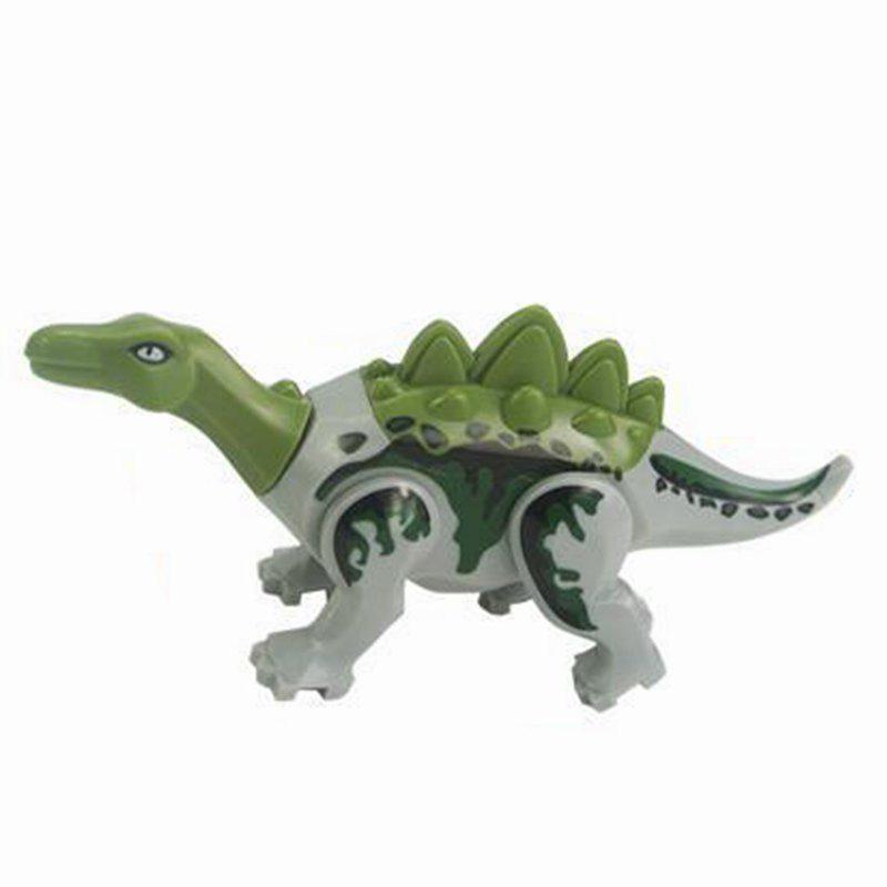 Sperrblöcke Jurassic Dinosaurier Tyrannosaurus Rex Wyvern Velociraptor Stegosaurus Bausteine ​​Spielzeug für Kinder Dinosaurier