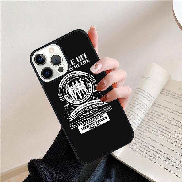 A little bit of Damon Vampire Diaries Phone Case Cover For iPhone 17 Air 15 16 Pro Max 14 13 12 11 Pro Max Plus