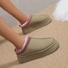 Snow Boots Women's Fluffy Thick-soled Bag Head Duoduo Velvet Warm Cotton Shoes New Winter