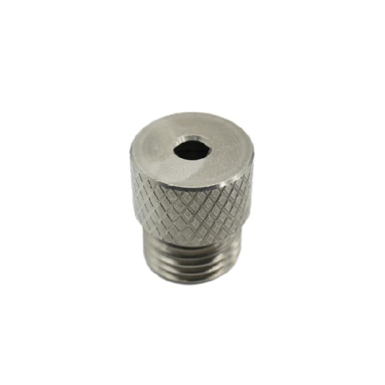 Precise Stainless Steel Drill Sleeve Drill Bushing 8Pcs 3-10mm Diameters M14x1.5 Threads NonSlip Textured Surfaces