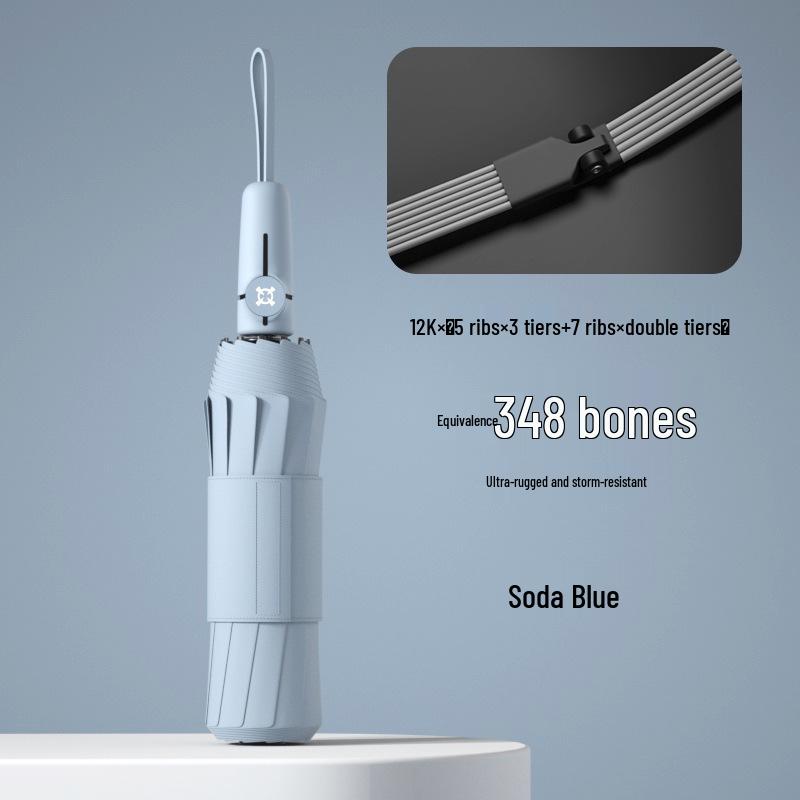 

Усиленный ветрозащитный зонт из массива дерева: Автоматический, Очень большой, Высококлассный, Черный клей, Защита от УФ-лучей для мужчин и женщин