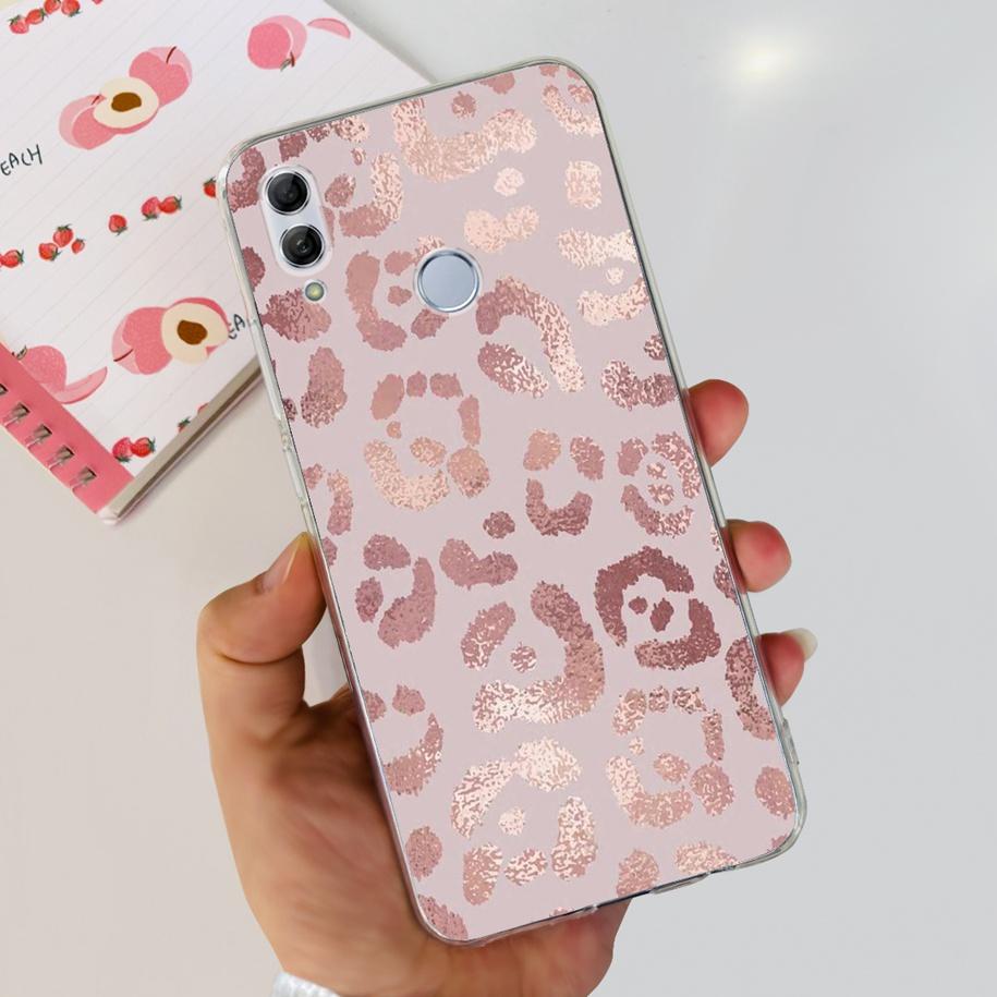 For Honor 10 Lite Case Honor 10i Shockproof Cover HRY-LX1T HRY-LX2 Stylish Flower Soft Silicone Clear TPU Funda For Honor10 Capa