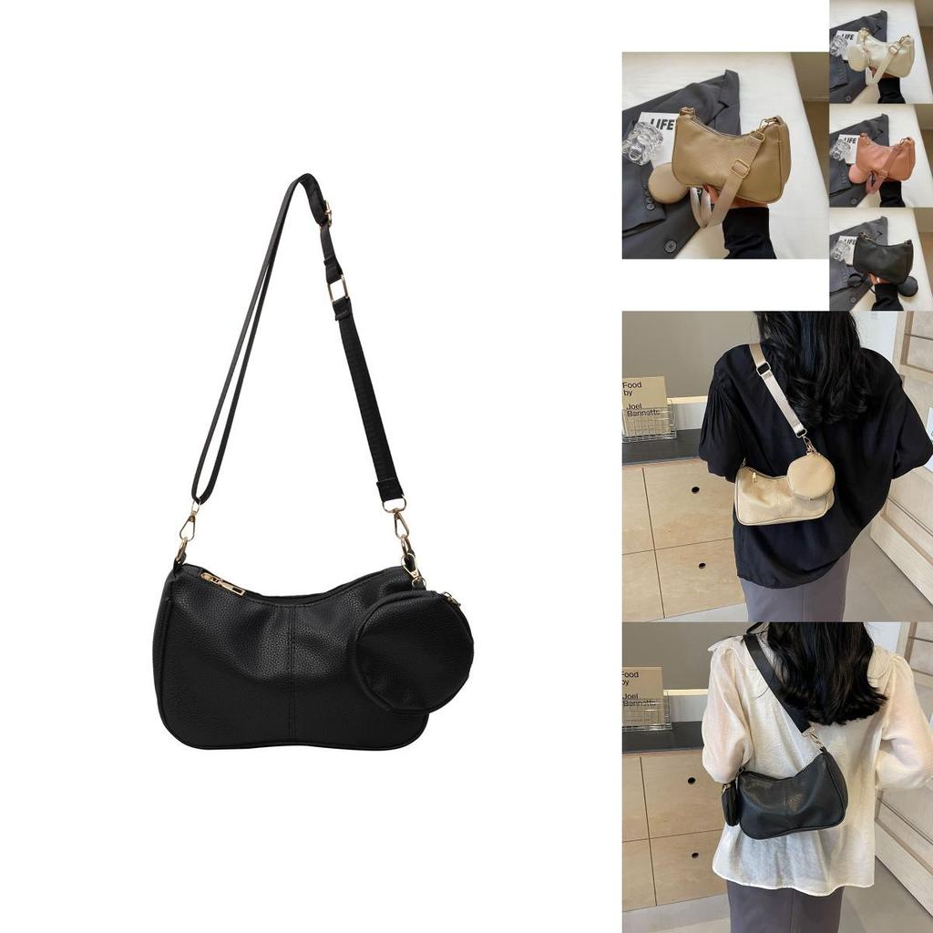 Stylish 2024 Minimalist Women's Shoulder Bag With Synthetic Leather Lining