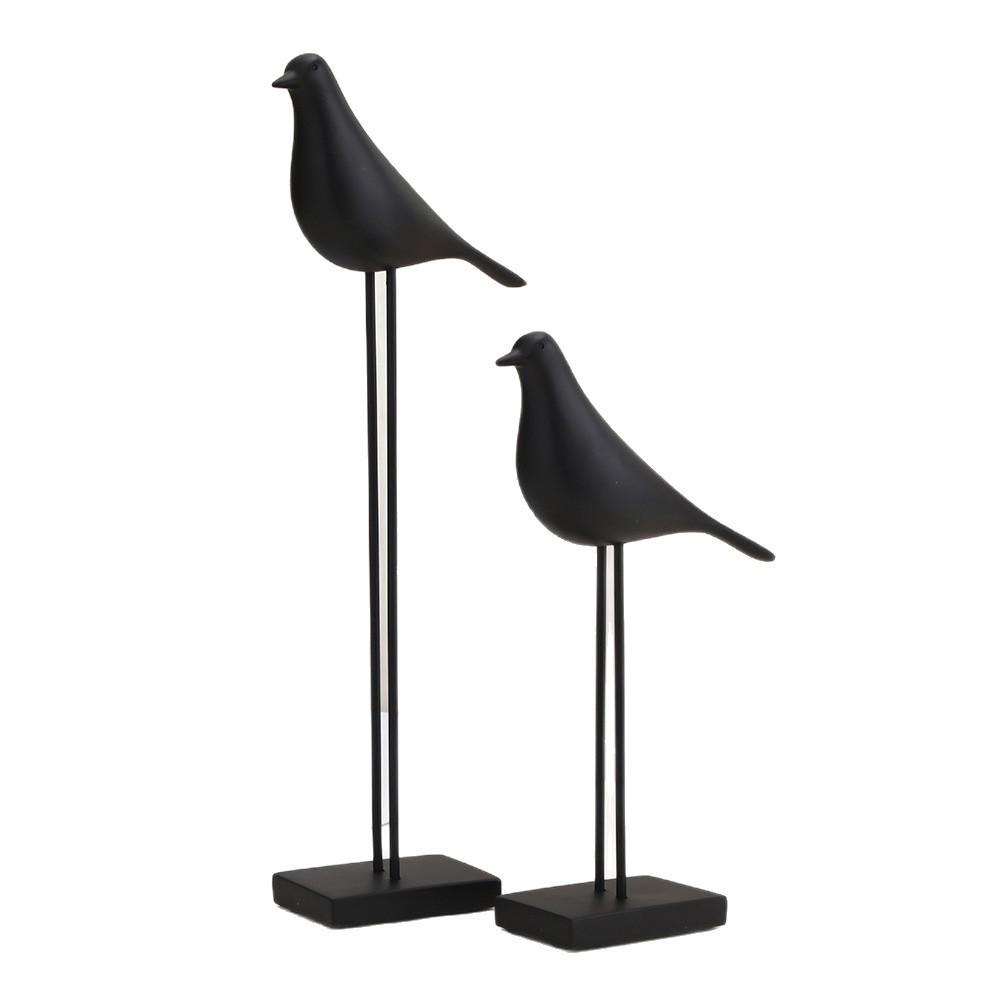 Contemporary Minimalist Nordic Bird Figurines for Modern Home or Office Decor