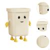 Creative Trash Can Cute Garbage Bin Dustbin Household Compost Bucket for Bathroom