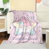 1pc Little Twin Stars Cute Cartoon Character Home Decor Blanket - Seasonal Universal Cozy Washable Gift, Suitable for All Ages, Suitable for