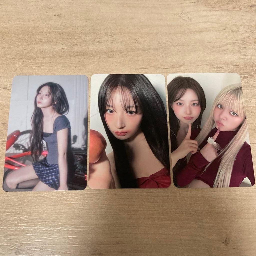 Used NMIXX Haewon Blue Valentine Photocard Set (3 pcs)