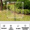 0.35/0.55MM Thickness Transparent PVC Tarpaulin Rainproof Cloth Balcony Windows Awning Tarp Pet House Waterproof Cover Tarpaulin