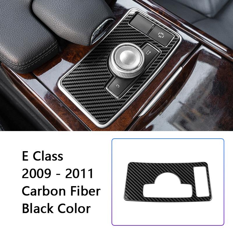 For Mercedes Benz E Class W212 2009-2011 Car Central Control ES Switch Panel Frame Decoration Sticker Trim Interior Accessories