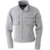 Toraichi TORA Jacket Size Silver Rider's (Striped Polyester) 127-4309-554, 4L, 37,
