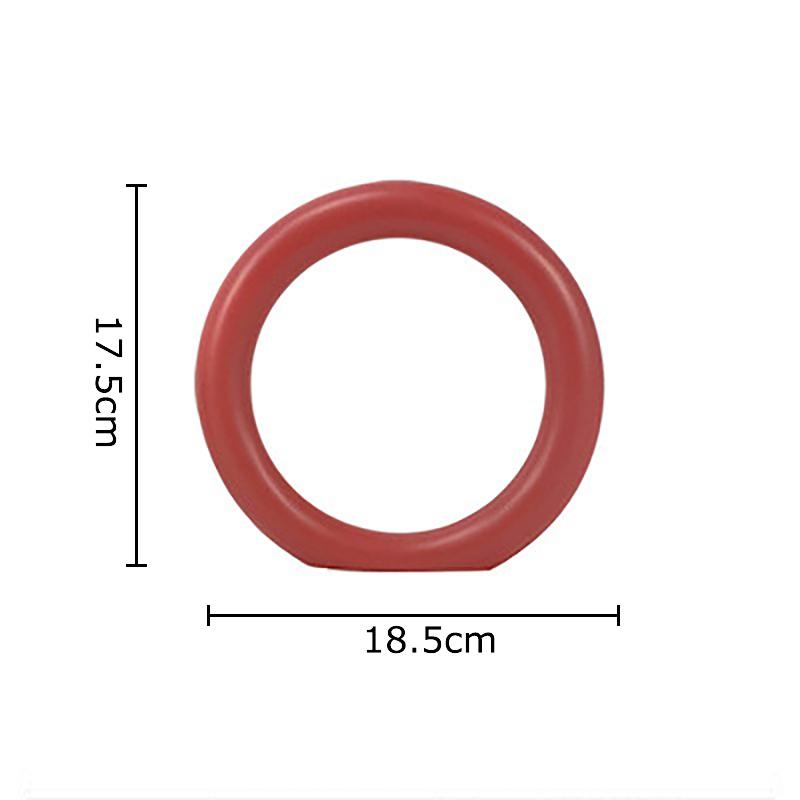 Minimalism Geometric Circle Sculpture Desk Decoration Creative Ornaments Modern Crafts Abstract Statue Room Aesthetic Decor