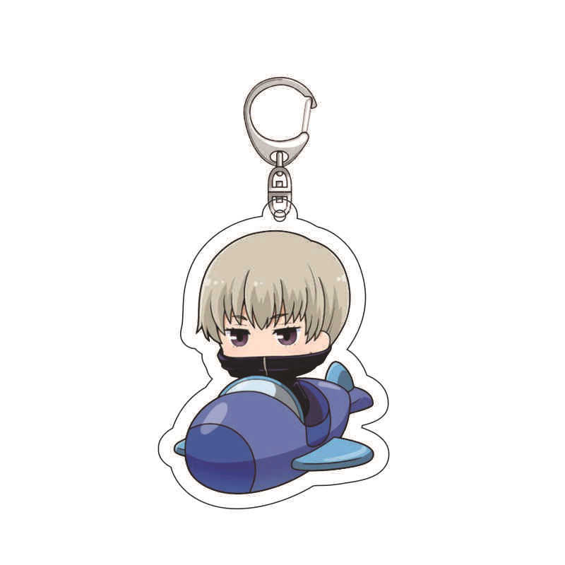 Jujutsu Anime Kaisen Keychain Gojo Satoru Inumaki Toge Itadori Yuji Sukuna Fushiguro Megumi Creative Pendant Accessories