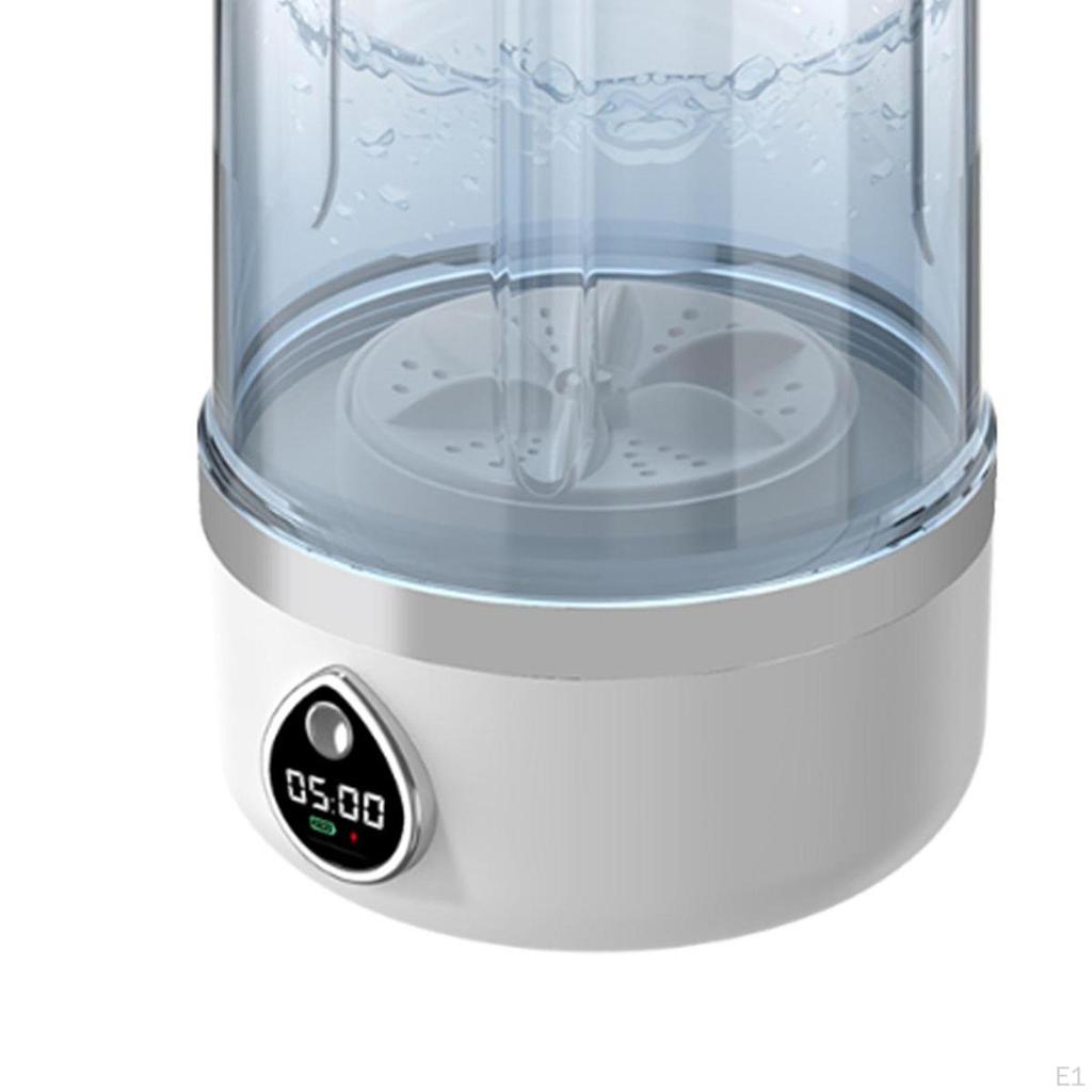 Mini Washing Machine 2 Wash Modes Compact Cleaning Laundry Washer LED Display, for Underwear Small