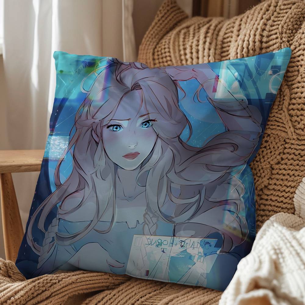 Scarlet Lunar Chronicles Linh Cinder Pillow Case Sofa Living Room Bedroom Headboard Backrest Cushion Square Cushion Nap Time