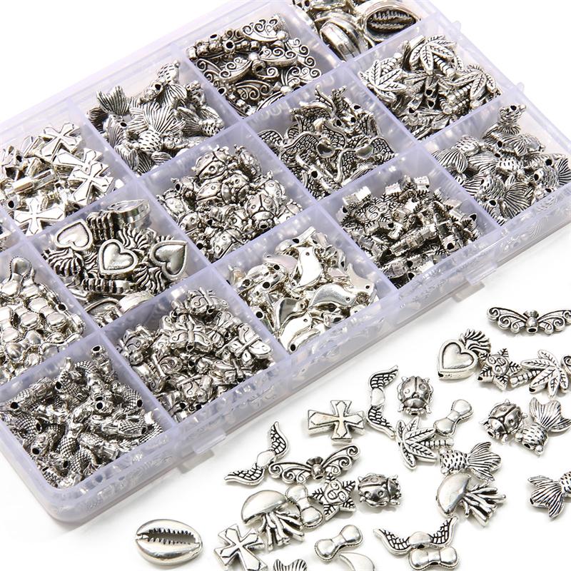 Metalllegering anheng for smykker gjør DIY armbånd halskjede Cat Bird Charms