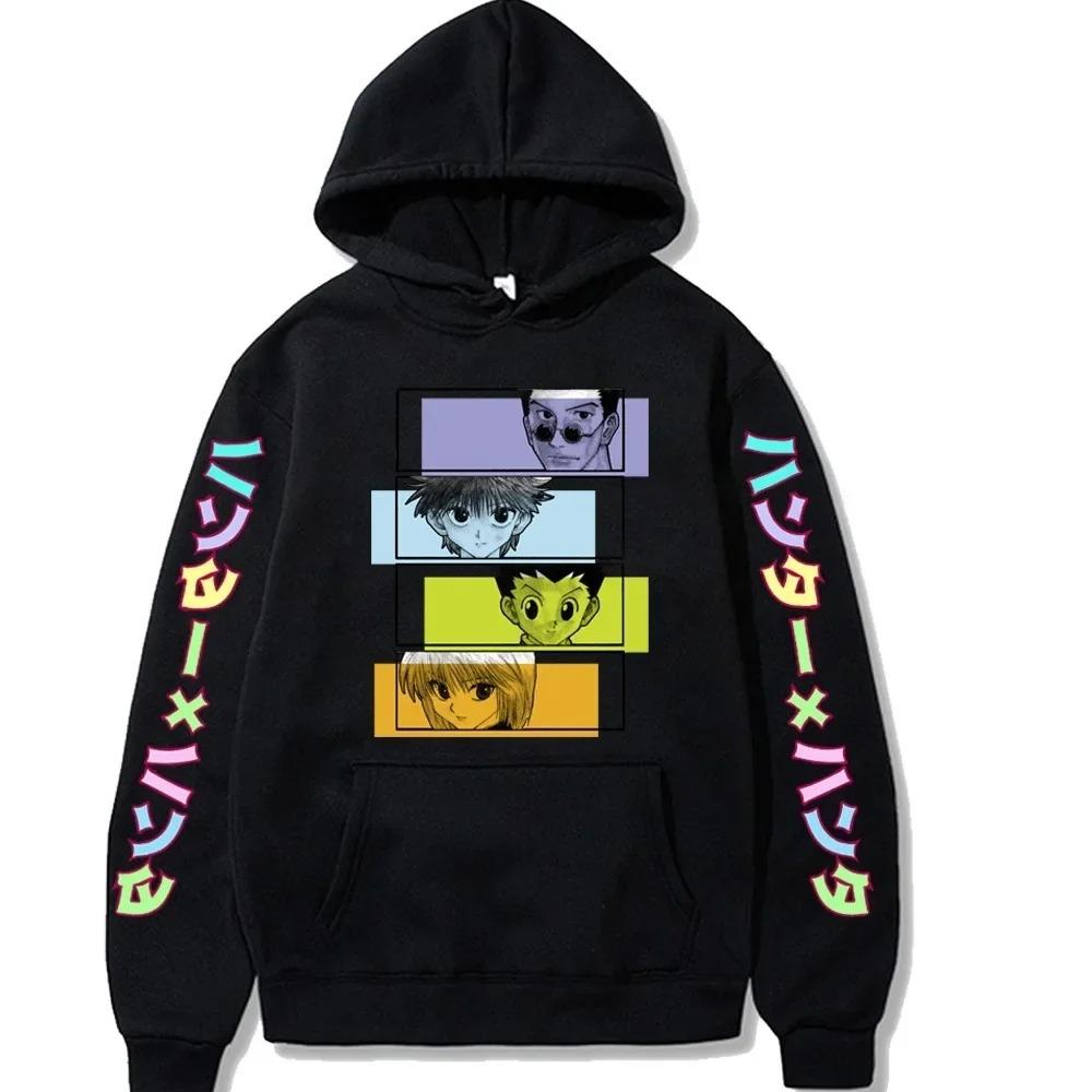

Hunter X Hunter Graphic Print Hoodies Men Hisoka Sweatshirt Tracksuit Streetwear Anime Harajuku Casual Clothes S