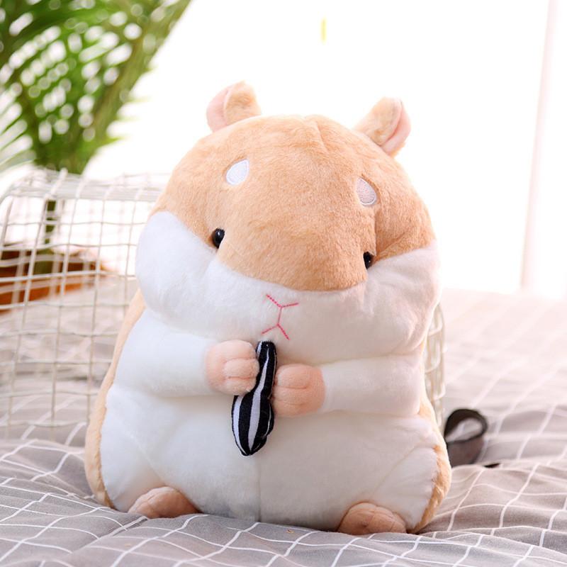 Seed Melon Hamster Plush Toy Stuffed Animal Doll Cartoon Decoration Kids Gift