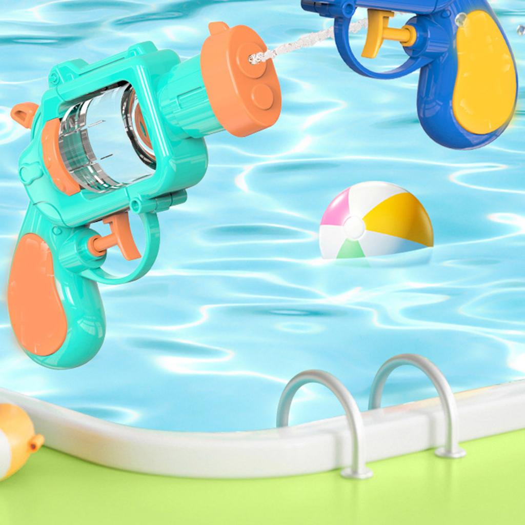 Beach Water Fight Pool Playtimes For Children With Water Guns