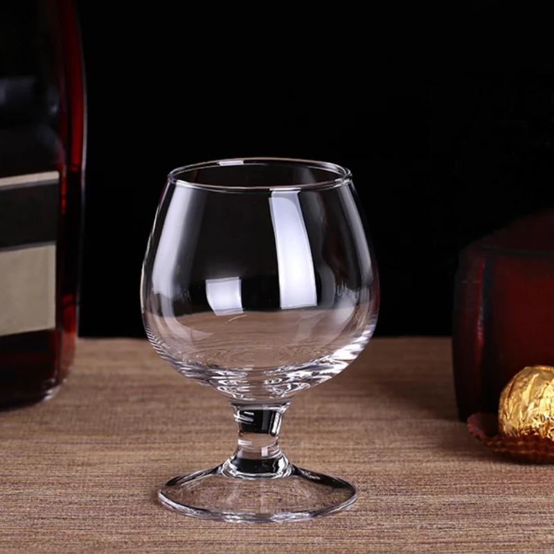 Set 2 Pezzi 8.7oz 255ml Calici da Vino Rosso a Piedi Corti Set Bar Calici per Vino Straniero Cocktail Calice Trasparente per Cognac Utensili per Vino
