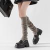 Knee High Long Foot Covers Foot Cover Pilates Yoga Knitted Socks Ballet Leg Warmers  Women Girls