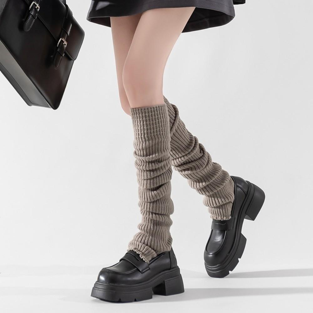 Knee High Long Foot Covers Foot Cover Pilates Yoga Knitted Socks Ballet Leg Warmers Women Girls
