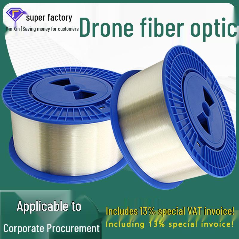 Outdoor Drone Optical Fiber G657A2/G657A1, 0.25mm Bare Fiber for Crossing Machines