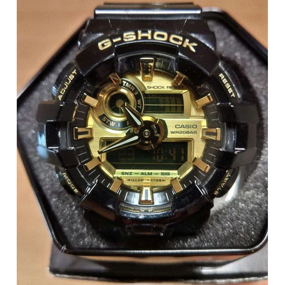 Used CASIO G-SHOCK Black X Gold
