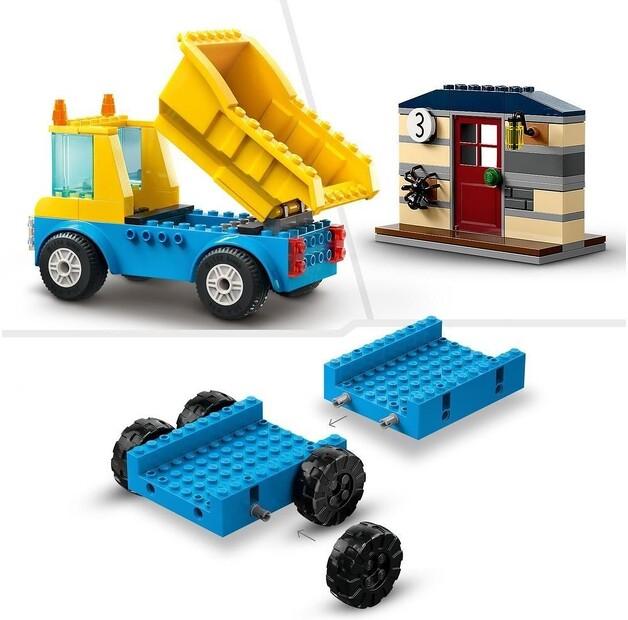 LEGO City 60391 Trucks and Crane with Demolition Ball